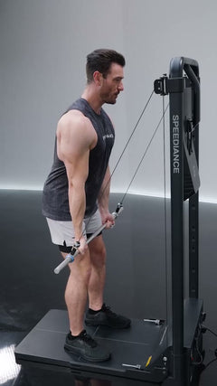 Extensión de tríceps con barra