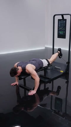 Curl femoral tendido